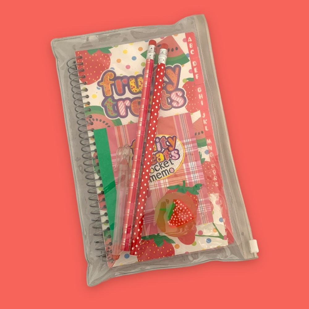 Fruity Treats Cute Stationery Planning Kit Notebook Set Office School Supplies